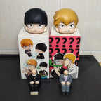 10cm Mob Psycho 100 Mobu Saiko Hyaku Kageyama Shigeo Arataka Reigen Action figure toys Christmas gift with box