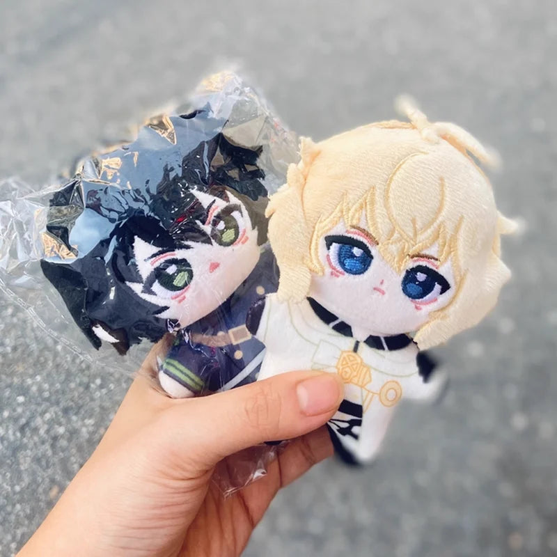Seraph of The End Plush Dolls Pendants Mini Soft Keychain Bag Mikaela Hyakuya Stuffed Doll Yuichiro Plush Toy XMAS Birthday Gift