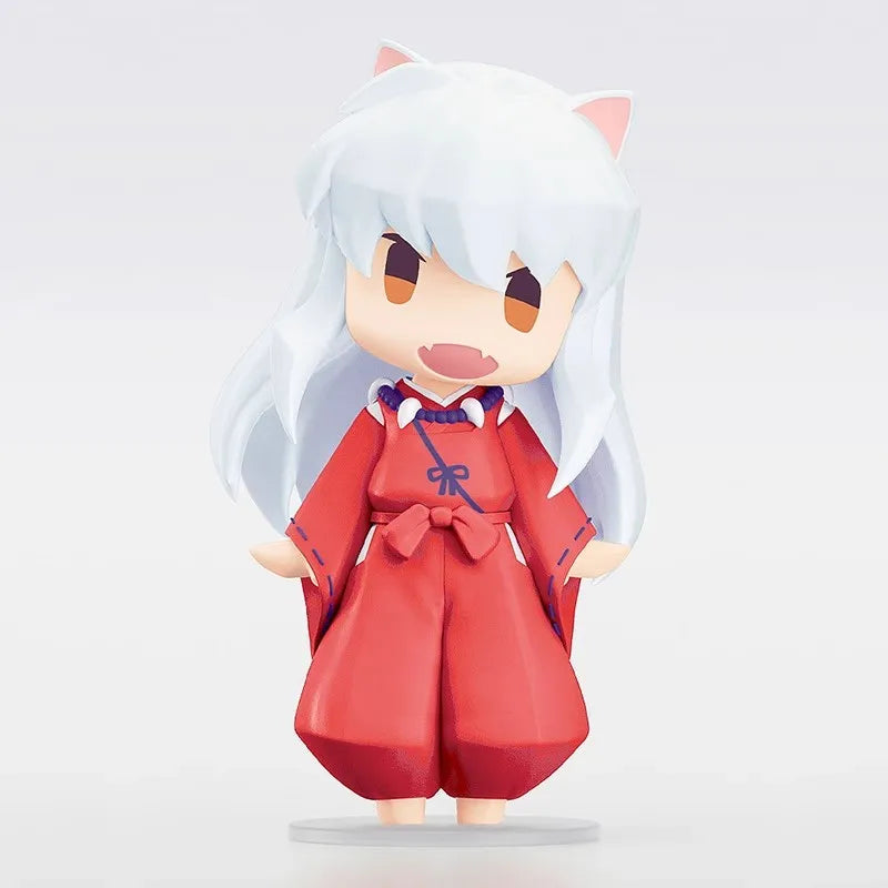 New Genuine Gsc Inuyasha Hello Good Smile Series Inuyasha Action Figure Sesshomaru Model Kagome Higurashi Figurines Gift Toy