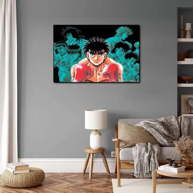 Hajime no Ippo Anime Video Game Canvas Art Poster  Modern Wall Art Picture Print for Family Bedroom Decor
