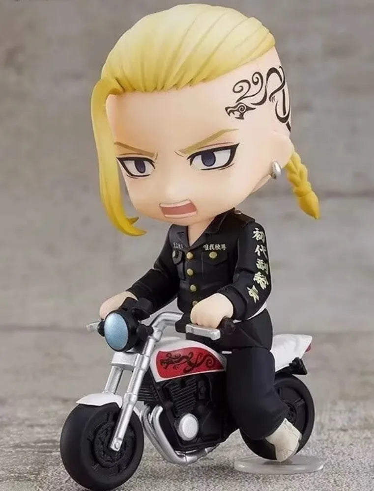 Tokyo Revengers 1813 Draken Ken Ryuguji 1666 Mikey Manjiro Sano Assemble Change Face Action Figure Model Figural Toy Ornament