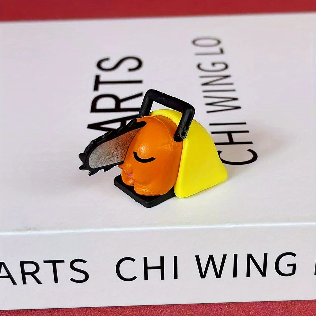 Mini Chainsaw Man Figurines Makima Pochita Aki Miniatures Cute Anime Figure Japanese Cartoon Ornaments Delicate Gift Home Decor