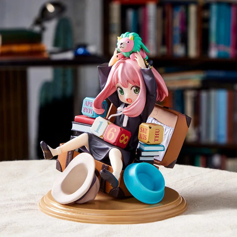 Anime SPY×FAMILY Calendar Anya Statue model. Pvc handmade model Toys Collectible Decoration Desktop Gifts.Toy gifts