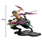 Hot One Piece 10cm Anime Figure GK Roronoa Zoro Three-blade Sa-maximum Manga Anime Statue Action Figure Collection Model Kid Toy