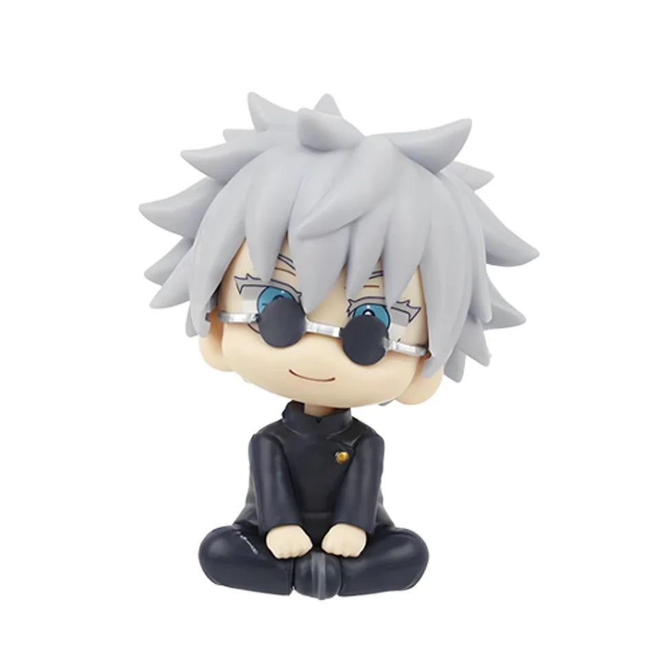 Anime Jujutsu Kaisen Figure Yuta Okkotsu Itadori Yuji Gojo Satori Fushiguro Megumi Kugisaki Toy Car Decoration PVC Model Gift