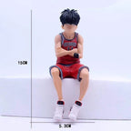 15cm Anime SLAM DUNK Sakuragi Hanamichi Figures Rukawa Kaede Model Toys Car Desktop Ornament Auto Interior Decoration Gifts
