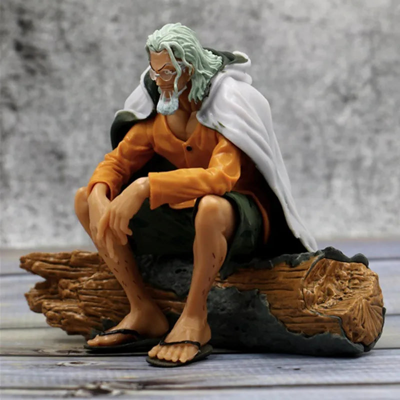 One Piece Anime Creator X Silvers Rayleigh Action Figure Luffy Master Rayleigh Doll Toys For Children Birthday Gifts