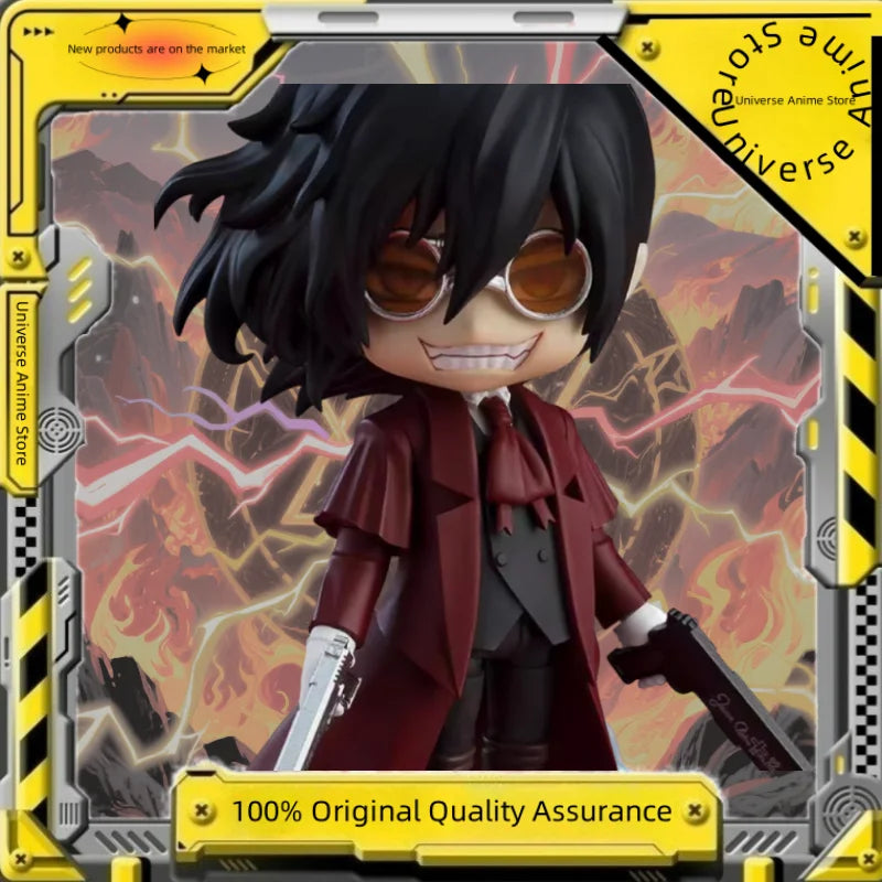 Original Anime Doll Hellsing Ultimate OVA Series Alucard Anime Figure Toys Kwaii Q Ver. Action Figurine Doll PVC Model Collector