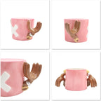 Anime One Piece Cosplay Ceramics Mug Water Cup Creative Luffy Ace Sabo Three Brothers Hat Shaped Coffee Milk Cup Ornament Gifts