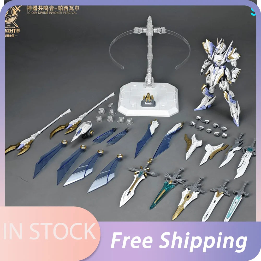 In Stock Original Snaa Hg 1/144 Sc-009 Divine Invoker-Percival Deluxe Edition Model Kit The Round Table Knights Action Figures