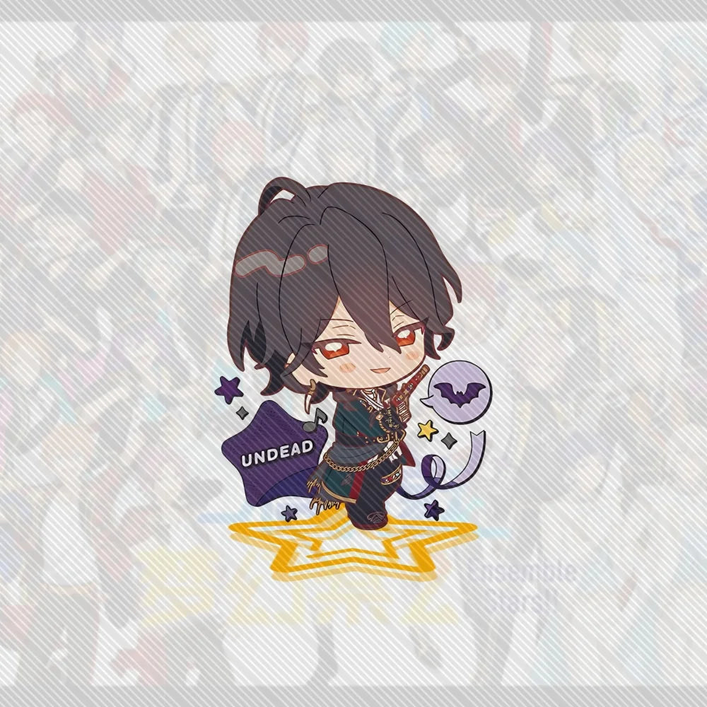 10CM game Ensemble Stars!! Acrylic Stand Model Desk Decor Cosplay Characters Ornament Accessories Good Christmas Gifts