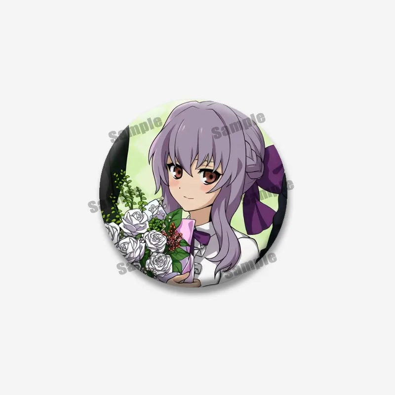 Anime Seraph of The End Characters Lapel Pins Custom Cute Brooch Cartoon Cosplay Badges Backpack Hat Accessories Kids Toys Gifts