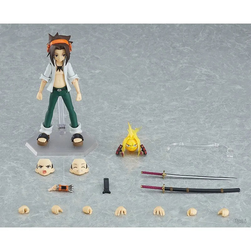 Max Factory Original Figma Finished Product Movable Exquisite Doll Series Shaman King Anime Toys Collectible Model Gifts for Boy