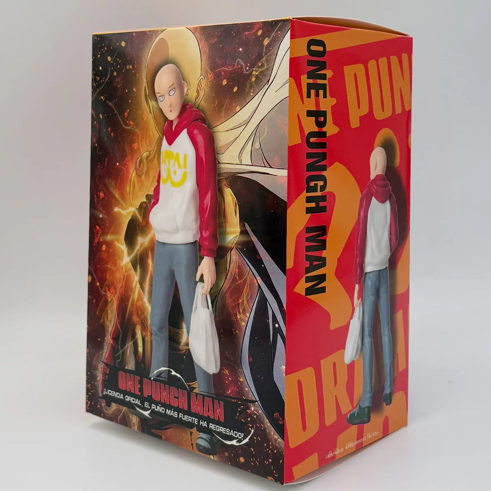One Punch Saitama PVC Action Figure 16cm One Punch Man Funny Collect Model Toys Gift