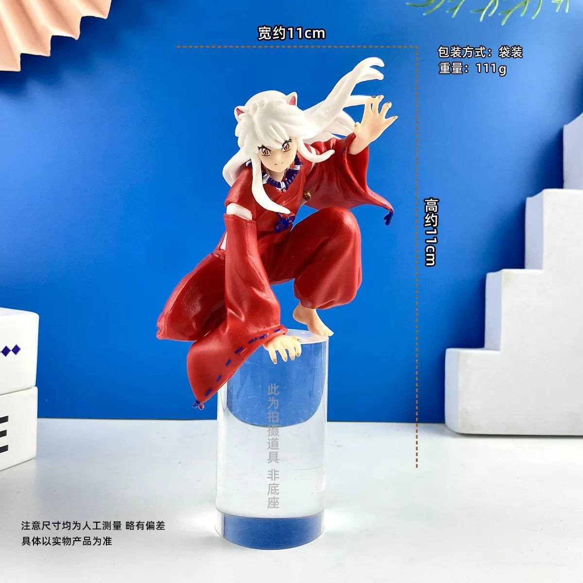 Anime Inuyasha Sesshoumaru Decoration Ornaments Action Figure Collection Model Toy for Children Birthday Toys Christmas Gif