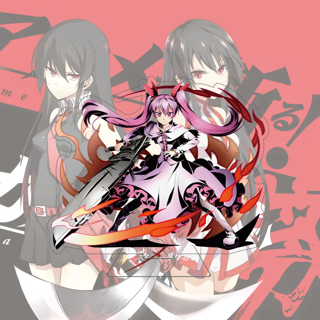Anime Akame ga KILL 15cm Acrylic Stand Model Cosplay Characters Ornament Accessories Goods Collection Gifts