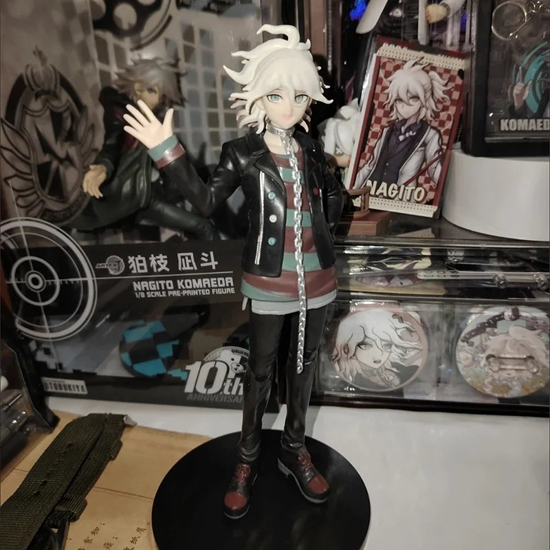 Danganronpa 2 Nagito Komaeda Model  Anime Figure Desktop Ornament Toy Collection Boys Birthday Gifts 20cm