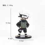 Animated character Naruto Uchiha Itachi Sasuke Pain Kakashi Naruto Shippuden action character set model children's toy gift