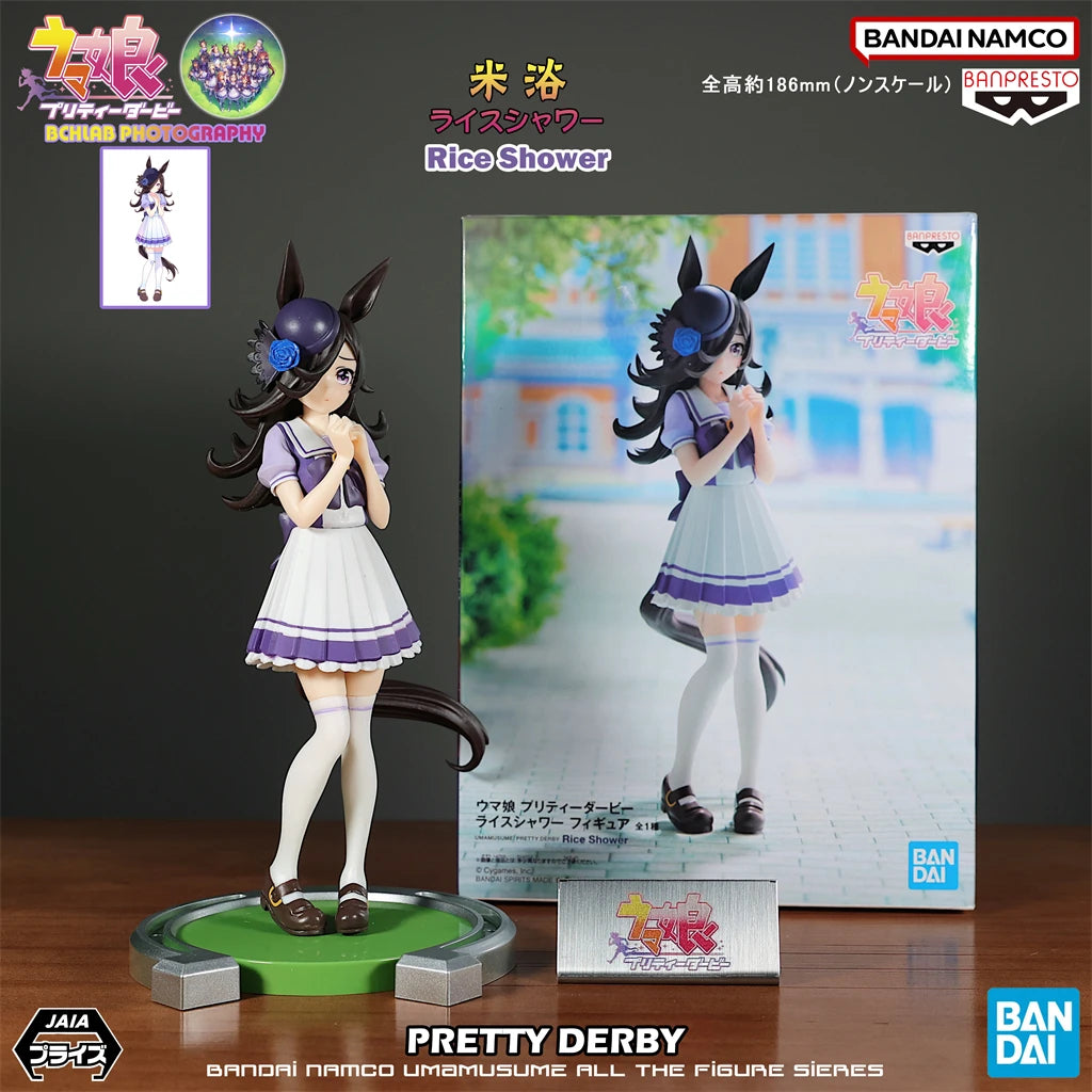 New in Stock Bandai Pretty Derby Special Week Daitaku Helios Silence Suzuka Oguri Cap Figurines Ornaments Anime Models Gifts