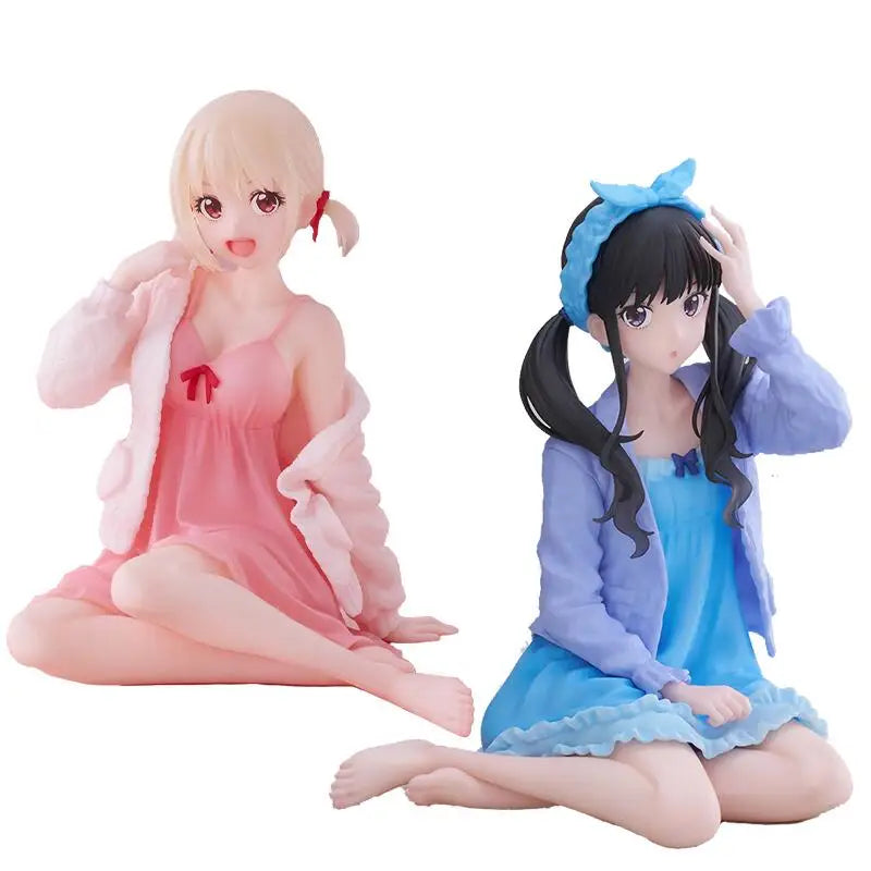 Genuine Taito Lycoris Recoil AFG DC Coreful Figure Loungewear Hawaii Ver Inoue Takina Nishikigi Chisato Anime Figure Model Gift