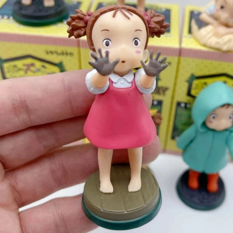 New Arrival  Anime Cute Movie Character Fireflies Girl And Ponyo Pvc Figure Model Desktop Decoration Kids Toys Birthday Gifts