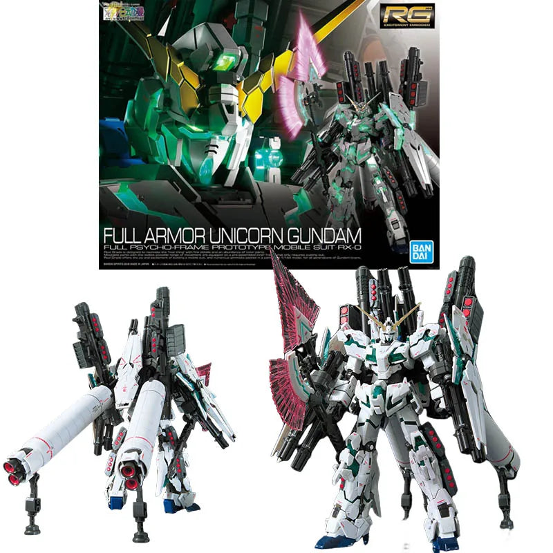 Fast Shipping Bandai RG RX-78-2 WING UNICORN GOD GUNDAM ASTRAY EXIA EPYON SAZABI Anime Original Model Toy Action Figure Children