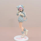 22cm Re:ZERO Starting Life in Another World Ram/Rem Anime Girl Figure Fluffy Pack Ram/Rem Action Figure Adult Model Toys Gifts