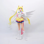 Sailor Moon Character Super Moon Rabbit Water Ice Moon Gold Wood Water Fire Neptune Ornament Anime Q Version PVC Model Gift