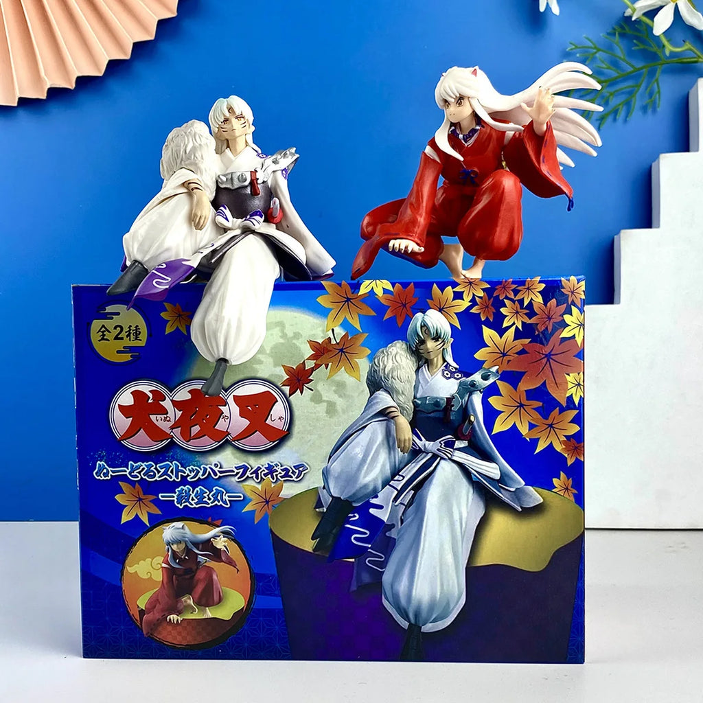 Anime Inuyasha Sesshoumaru Decoration Ornaments Action Figure Collection Model Toy for Children Birthday Toys Christmas Gif