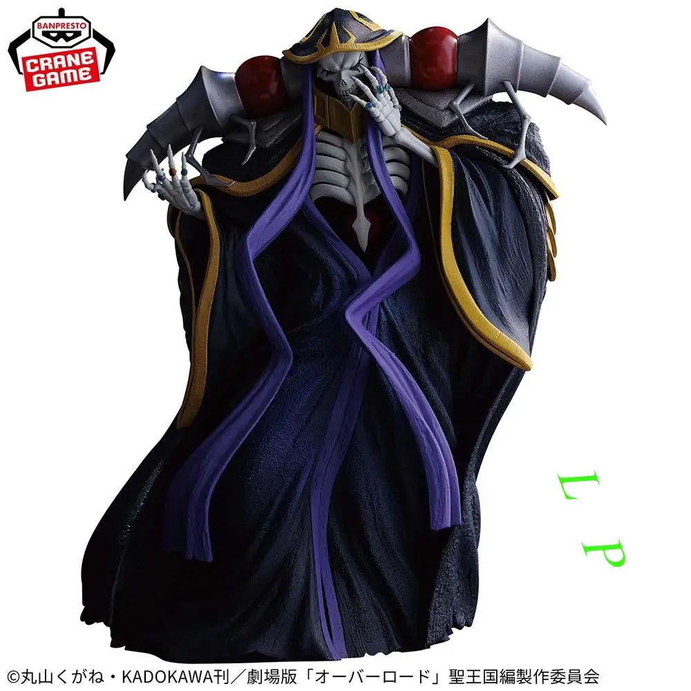 Banpresto BANDAI Brand new spot goods Overlord Ainz Ooal Gown Anime Figure Model Genuine Boxed Toy
