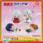BANDAI Inuyasha Action Figures Model Sesshoumaru Kagome Sleep Series Gashapon  Ornament Genuine Collect