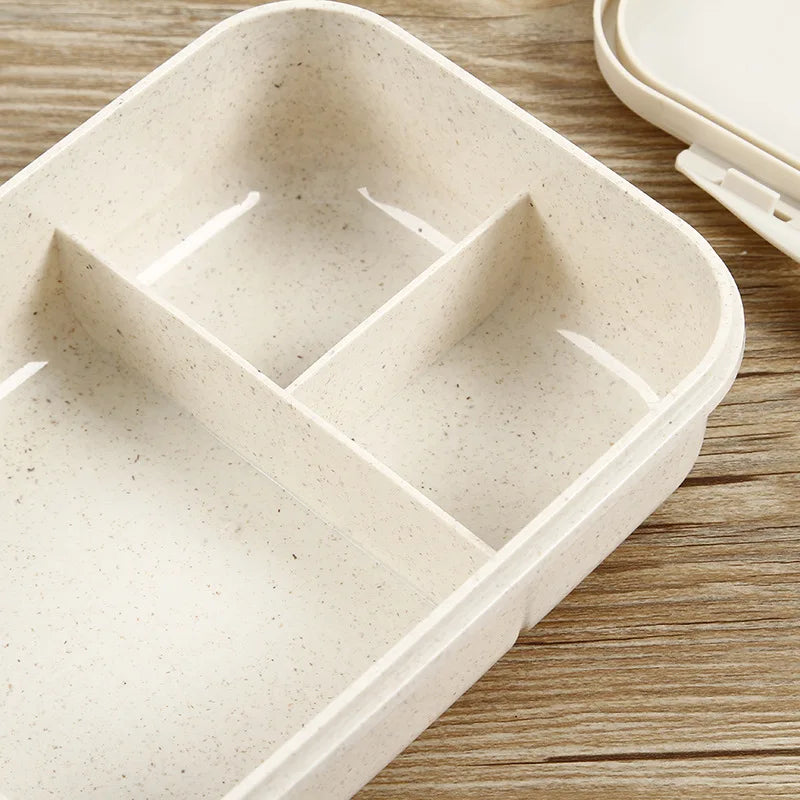 One Piece Luffy Letter Lunch Box Portable Kids Separated Bento Box Anime Cartoon Leakproof Food Container Microwave Dinnerware