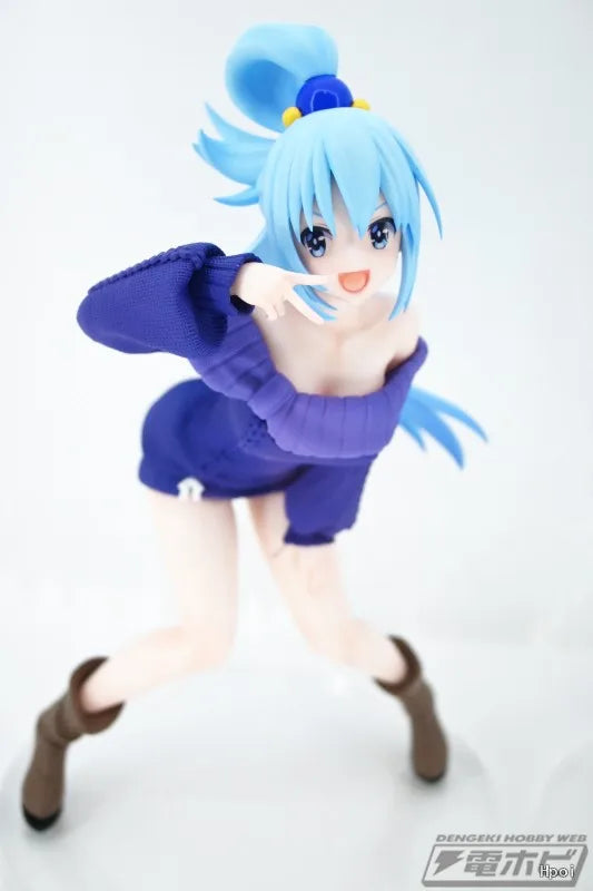 【In Stock 】Original ElCOCO KonoSuba:God's Blessing on This Wonderful World! Aqua 1/7 Scale Figures Anime Ornaments Gifts