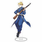 Anime Fullmetal Alchemist Acrylic Stand Action Figure PVC Desktop Stand Model Toy Christmas Gif