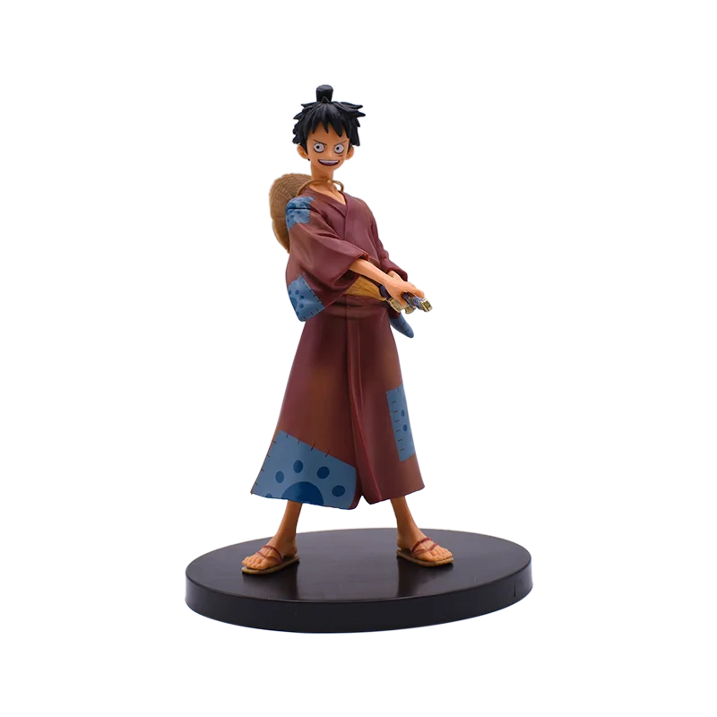 One Piece 17cm Anime Figure Luffy Zoro Chopper Yamato Nami Robin Anime Statue Action Figure Collection Model Kid Toy