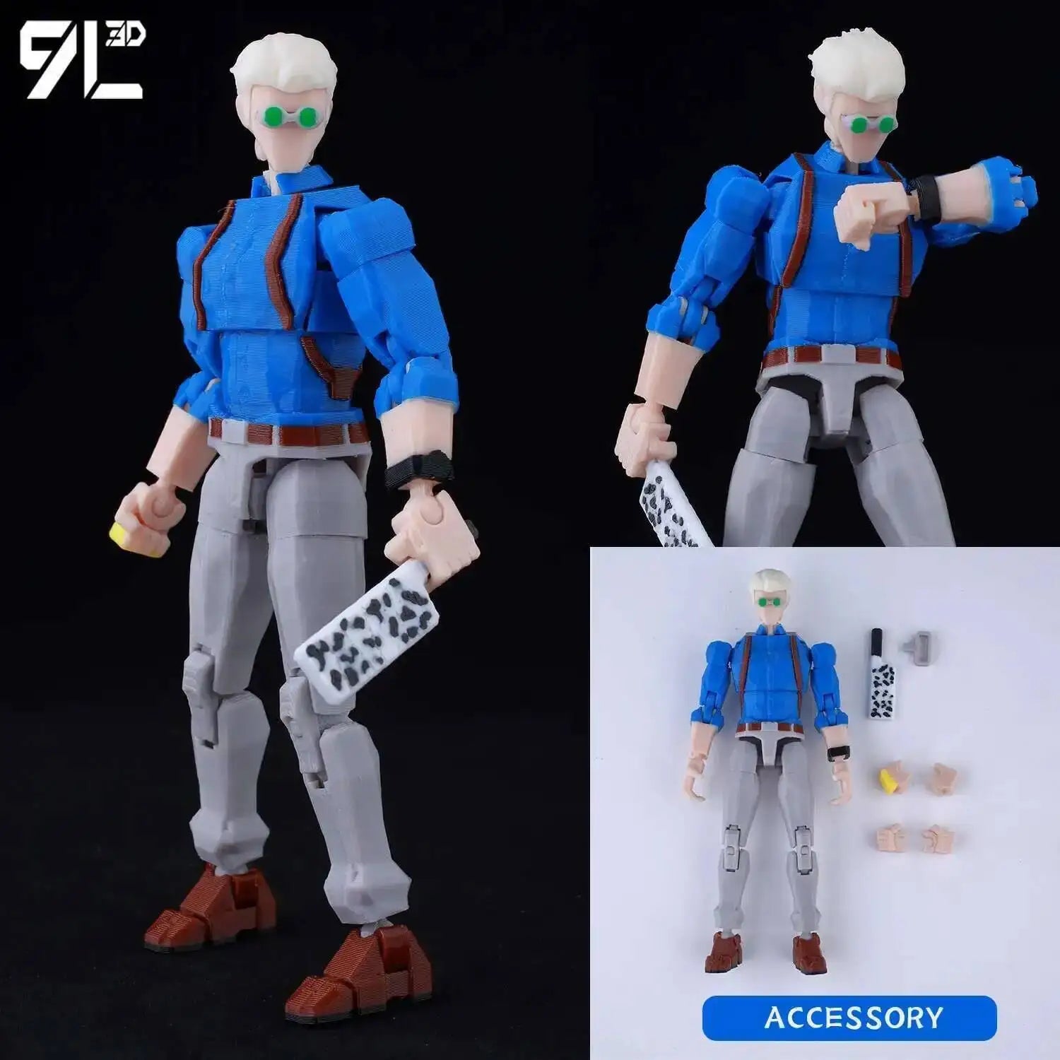 9L 3D Printed Anime Jujutsu Kaisen Sukuna Lucky13 Dummy 13 Movable Shapeshift T13 Action Figures Mannequin Toys for Collectors