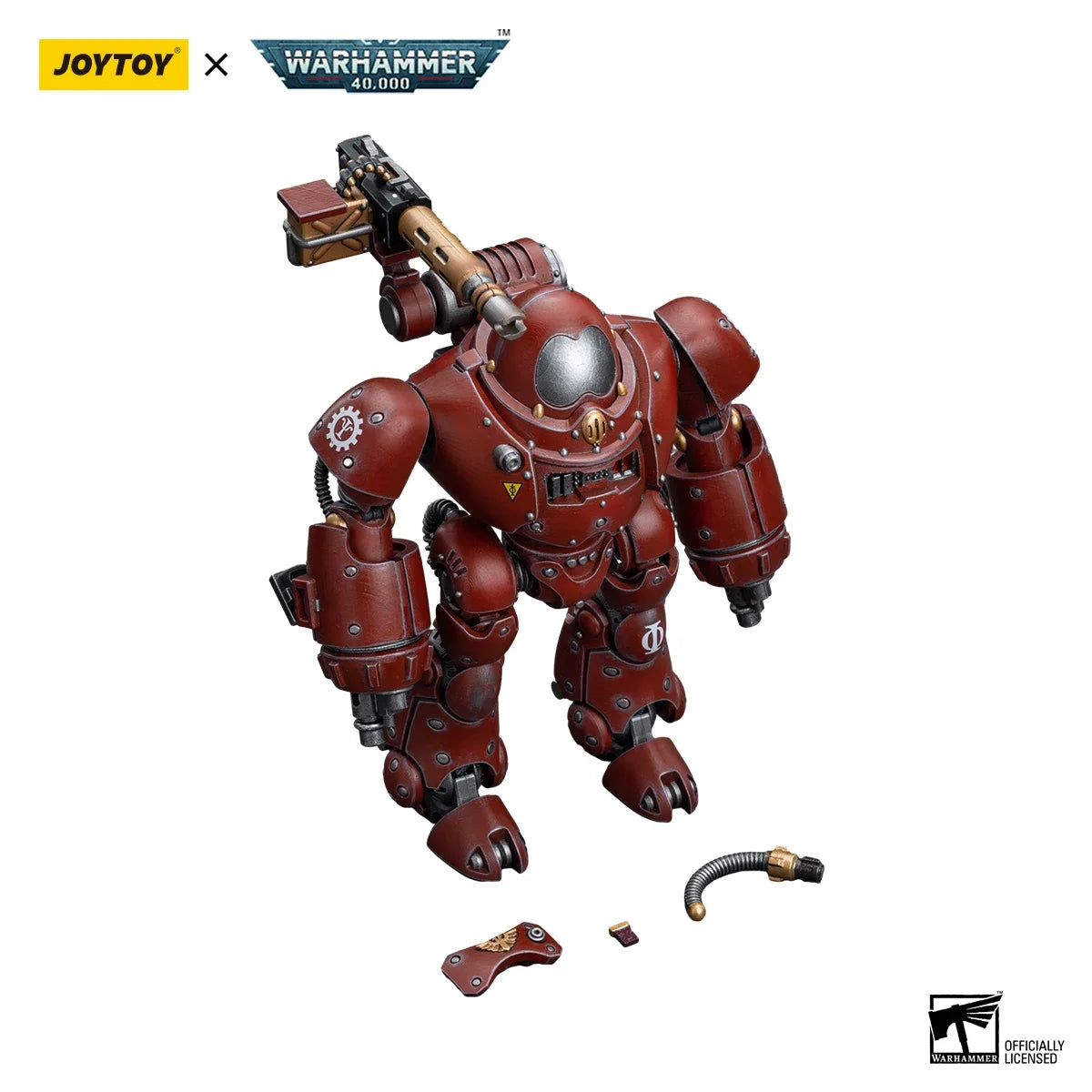 JOYTOY Warhammer 40k 1/18 Action Figures Mecha  Adeptus Mechanicus Kastelan Robot with Heavy Phosphor Blaste