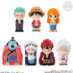 One Piece Original Bandai In Stock Gear 5 Luffy Nika Jinbe Soft Blind Box Anime Figure Desktop Ornament Model Collect Toys Gifts