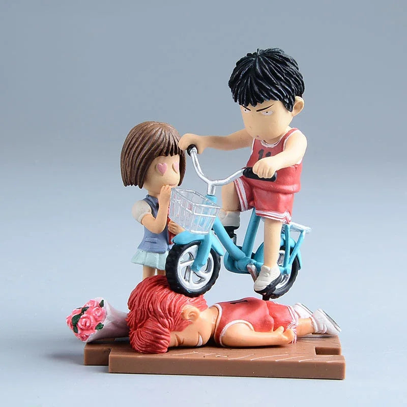 25 CM Anime SLAM DUNK Sakuragi Hanamichi PVC Action Figures Rukawa Kaede Akagi Takenori Mitsui Hisashi Collection Model Toys