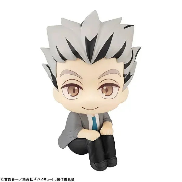10cm Anime Haikyuu!! Action Figure Kotaro Bokuto Look Up Figure Model Q Version PVC Statue Collection Desk Toy Ornament Gifts