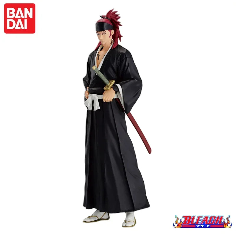 In Stock Bandai Original Bleach Banpresto Abarai Renji Action Figure Model Anime Action Figures Toys Doll Brand New Boxed