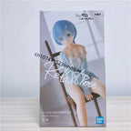 In Stock Bandai Re: Life a Different World from Zero REM Minerva RAM Relax time series Anime Action Figures Model Collections