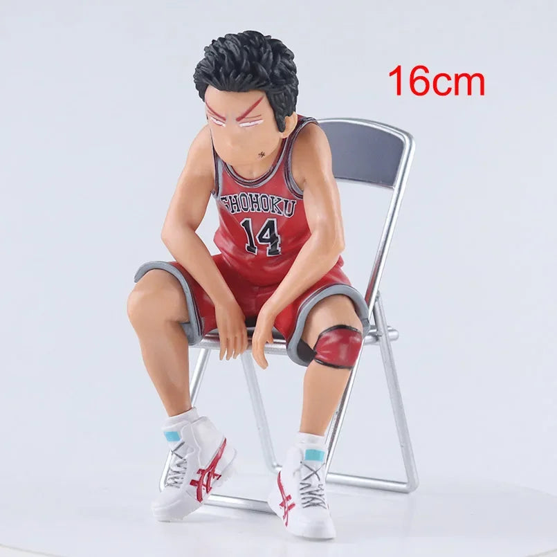 25 CM Anime SLAM DUNK Sakuragi Hanamichi PVC Action Figures Rukawa Kaede Akagi Takenori Mitsui Hisashi Collection Model Toys