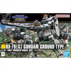 Bandai Gundam Model Kit HGUC RX-79G Ground Ez8 Gouf Custom Zaku 2 Rick Dom Acguy Action Figure Gunpla Building Kit Anime Figures