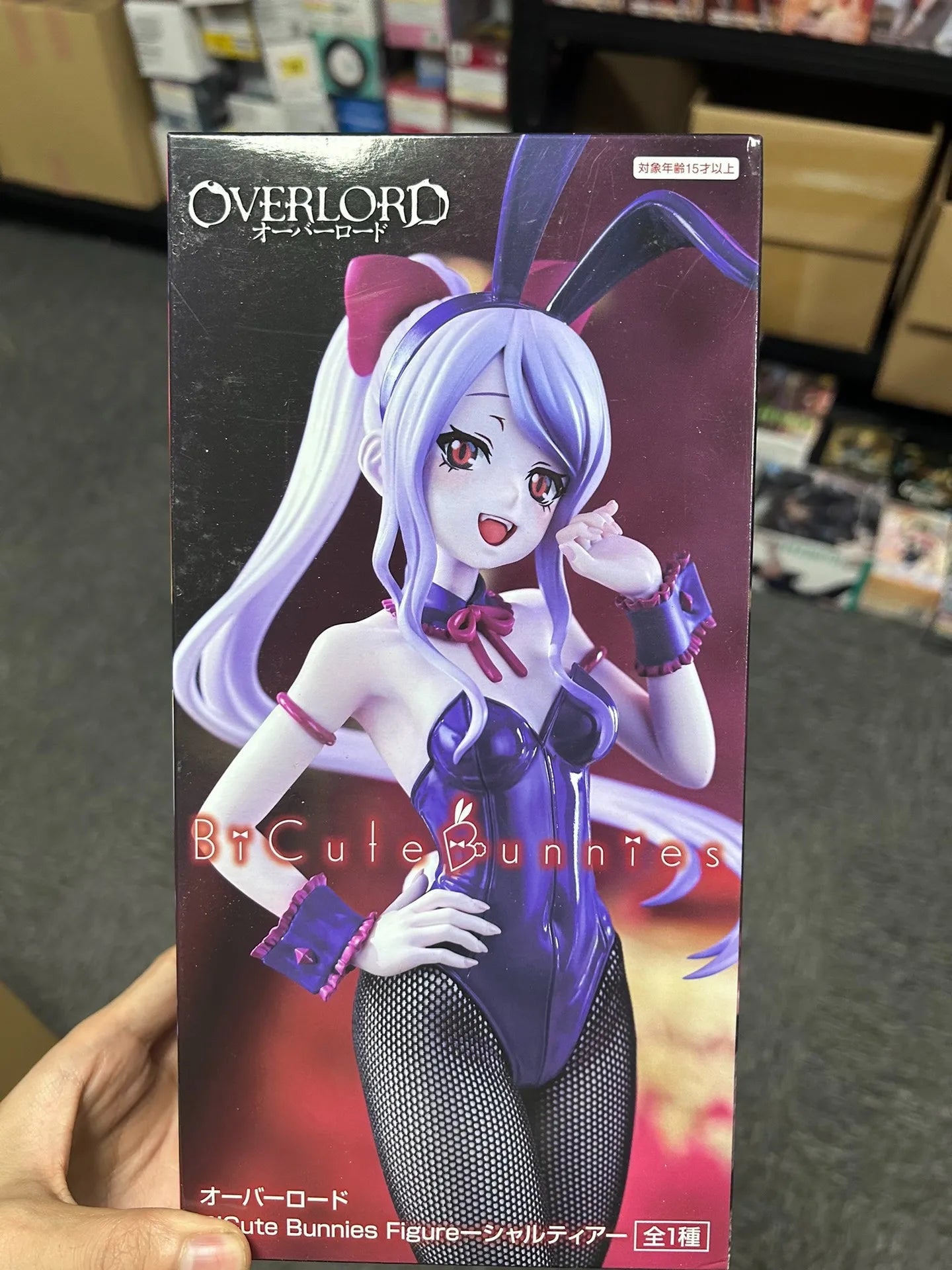 Original Bandai FuRyu BiCute Bunnies Shalltear (OVERLORD) Great Anime Figure Nice Model Ornament Gift Toys