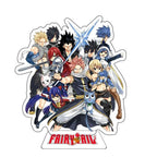 15cm FAIRY TAIL 100 YEARS QUEST Etherious Figure Acrylic Stand Lucy Heartfilia Statue Erza Scarlet Desk Ornament Toys Collection