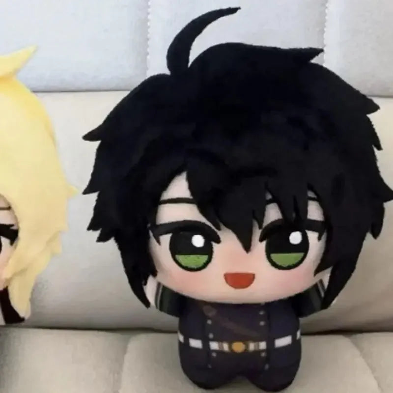 10CM Anime Seraph of the End Hyakuya Mikaela 10CM Mini Stuffed Plushie Pendant Cute Figure Keychain Bag Dango Birthday Gift