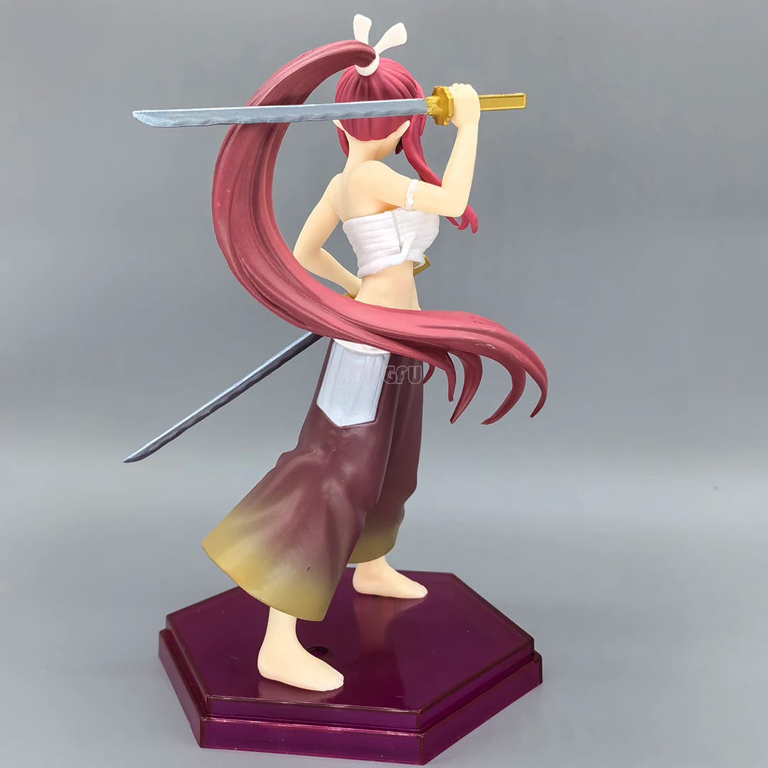 17cm Fairy Tail Final Season Erza Scarlet Demon Blade Benizakura Japan Anime PVC Action Figure Toy Game Collectible Model Doll