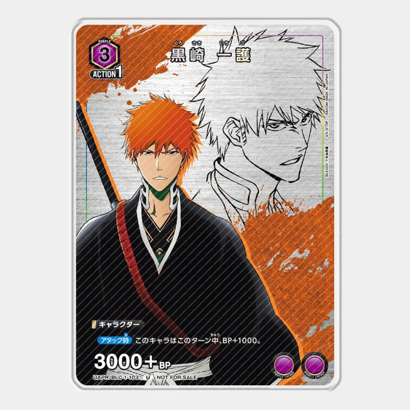 UA Bleach Thousand-Year Blood War Acrylic Card Toushirou Kurosaki Ichigo Kuchiki Rukia Nodt Cards Anime Game Collection Toy Gift
