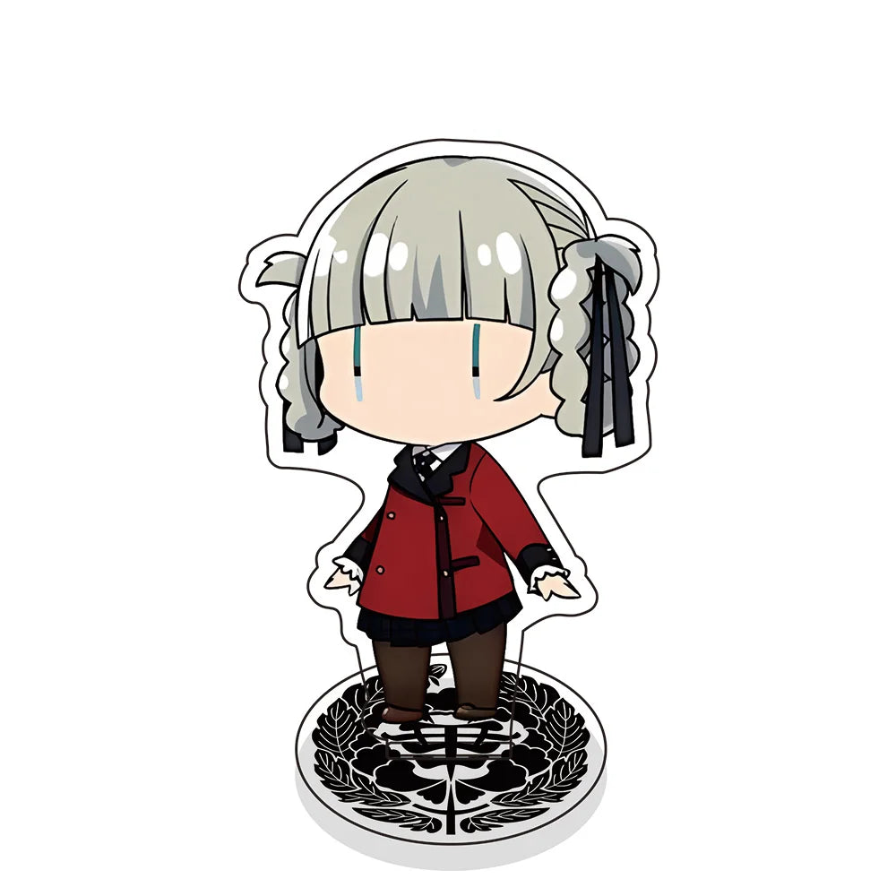Anime Kakegurui 10cm Chibi Acrylic Stand - Cute Anime Character Figure, Collectible Display, Desk Decor, Perfect Gift for fans